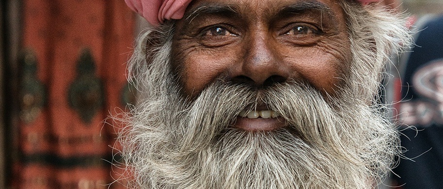 Indian man with a beard